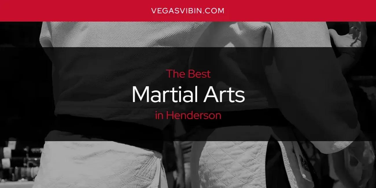 The Absolute Best Martial Arts in Henderson  [Updated 2024]