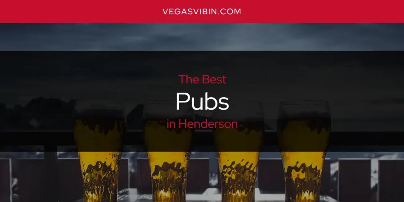 The Absolute Best Pubs in Henderson  [Updated 2024]