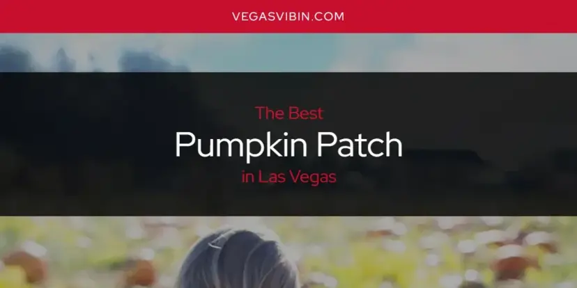 Las Vegas' Best Pumpkin Patch [Updated 2024]